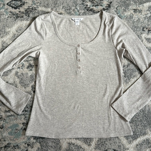 Athleta Tops - Athleta Ribbed Henley